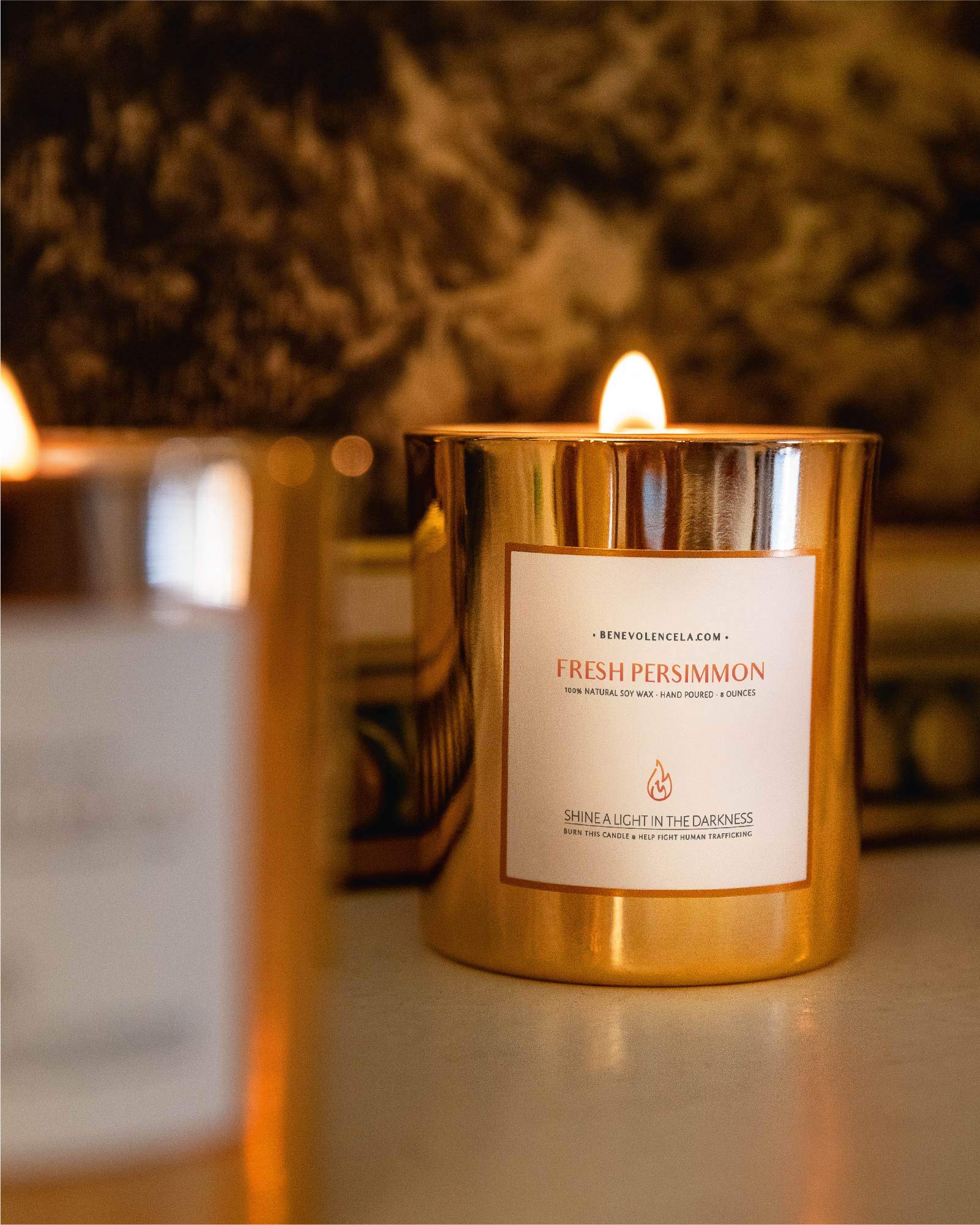 Benevolence LA aroma oil drops close-up showcase rich essential oils for a soothing scent.