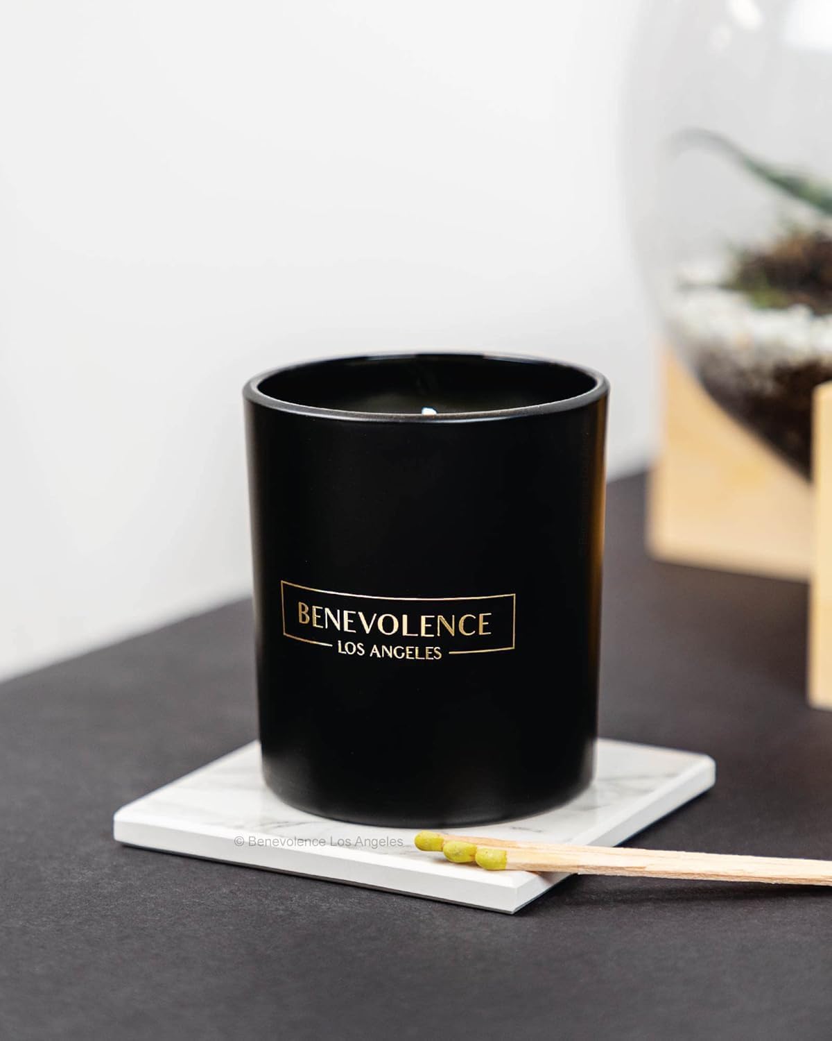 Benevolence LA Bergamot Jasmine scent notes with rose and sandalwood