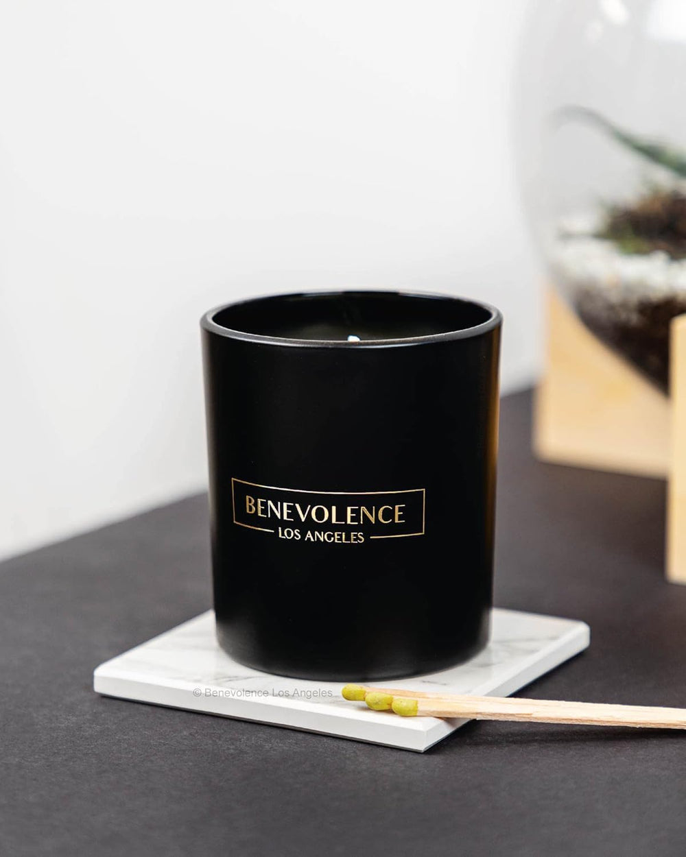 Benevolence LA Bergamot Jasmine scent notes with rose and sandalwood