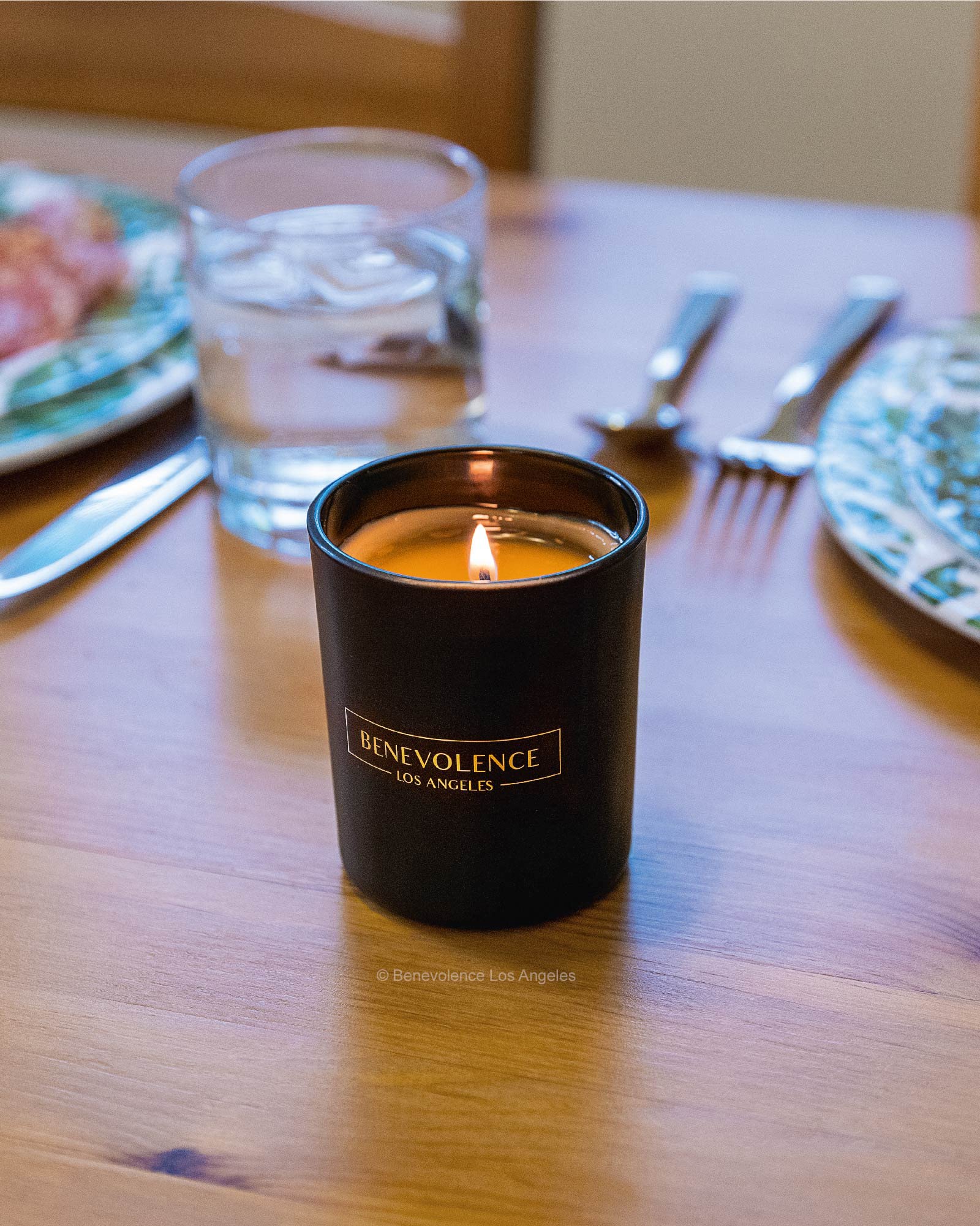 Benevolence LA charity donation candle supports Zoe International with every purchase