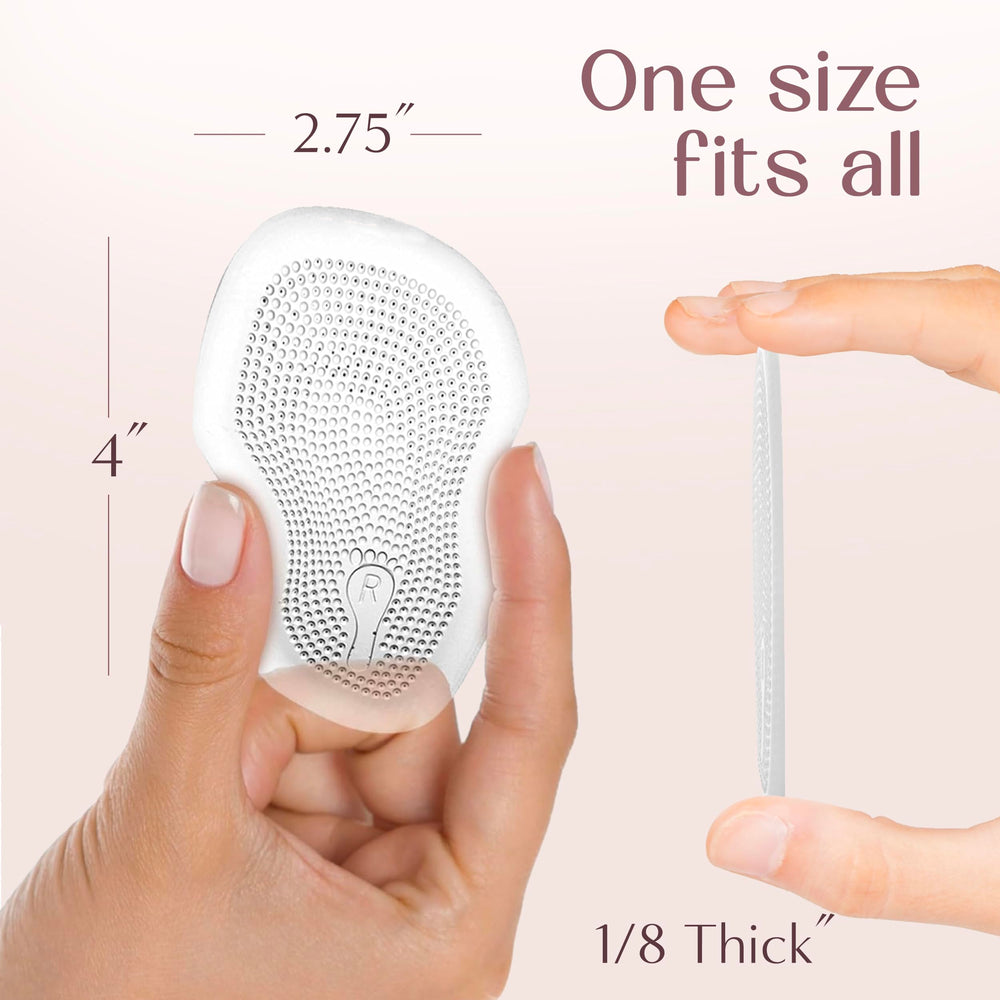 Benoo almohadillas metatarsales compatibles con distintos tipos de zapatos para versatilidad.