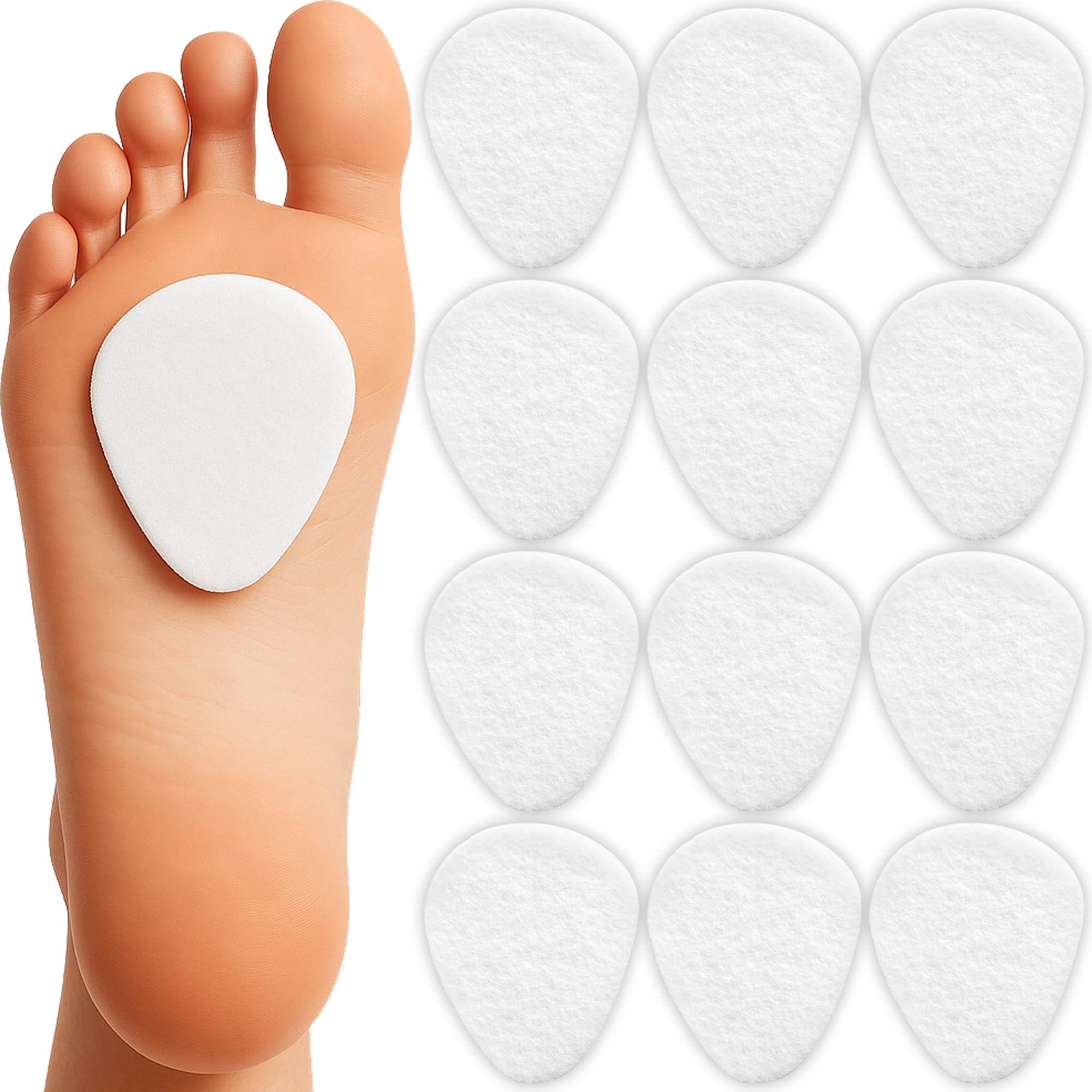 Benoo: almohadillas metatarso para bola del pie, comodidad duradera para caminar.