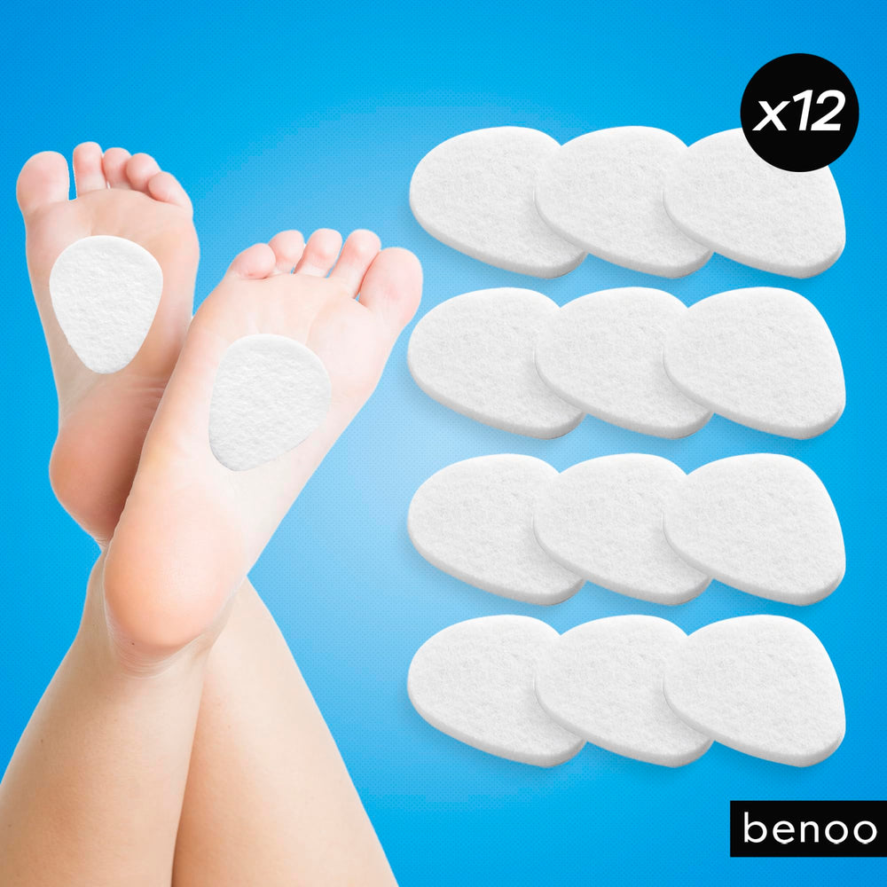 Benoo almohadillas metatarso para tacones; uso cómodo en sandalias.