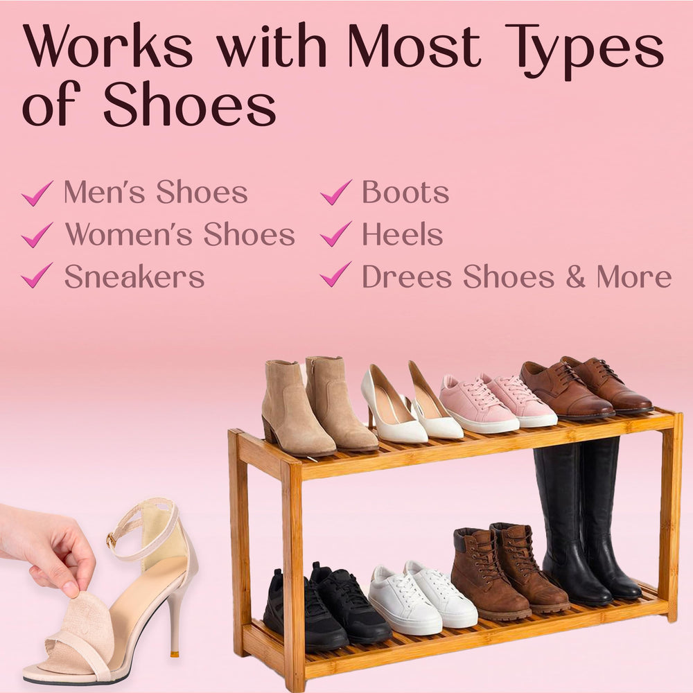 Benoo ball of foot cushions back-view shows secure, comfortable fit.