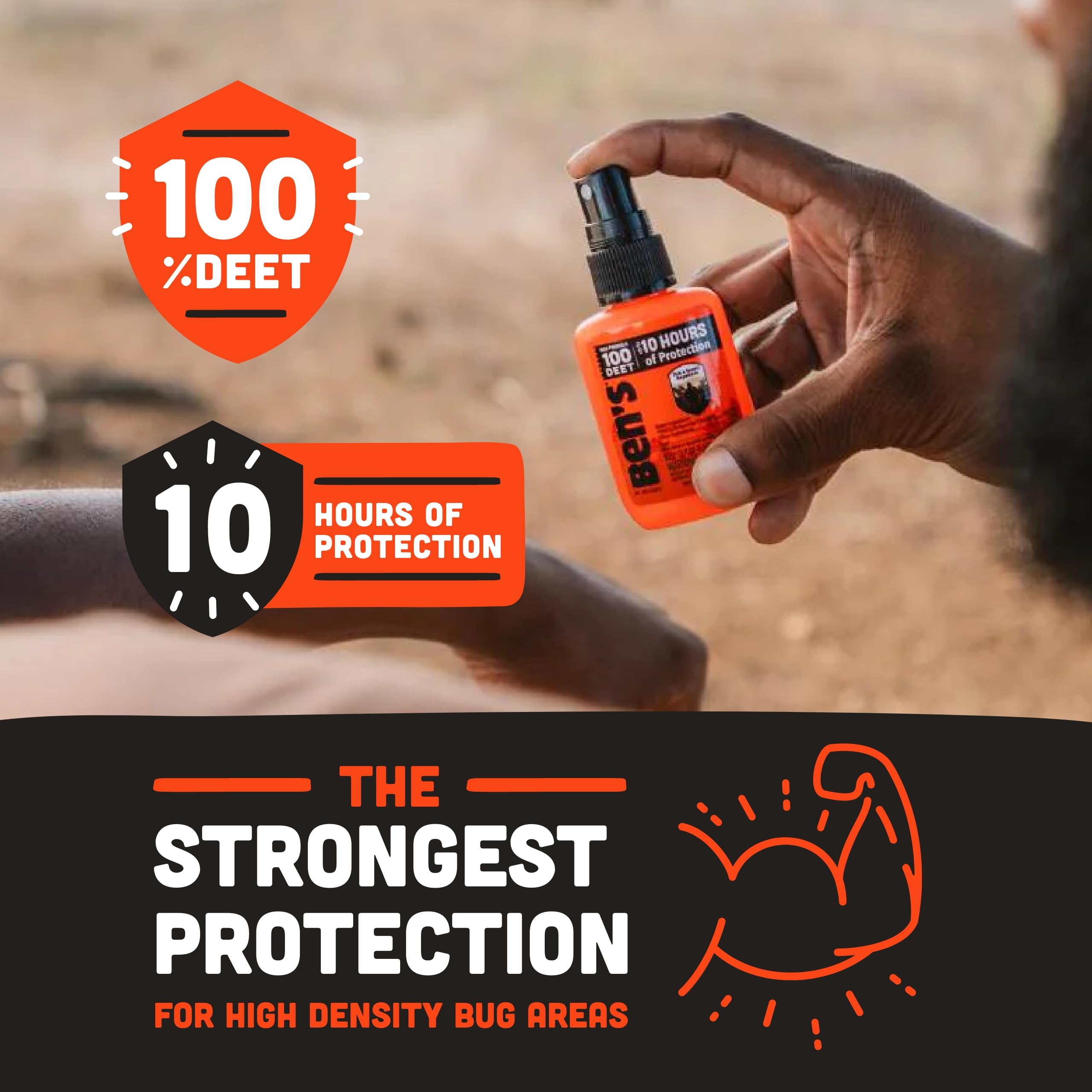 Travel size pack highlights portability for hikers and campers on the go.