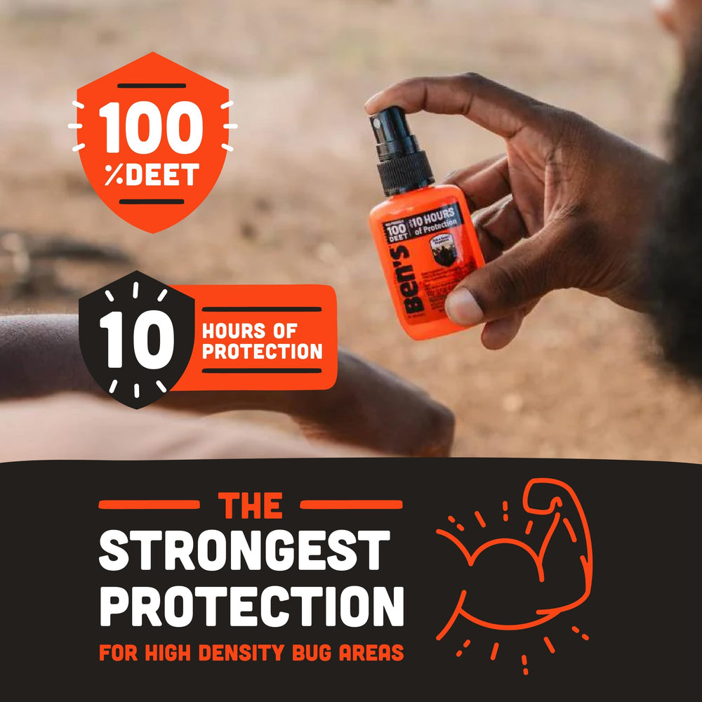 Travel size pack highlights portability for hikers and campers on the go.