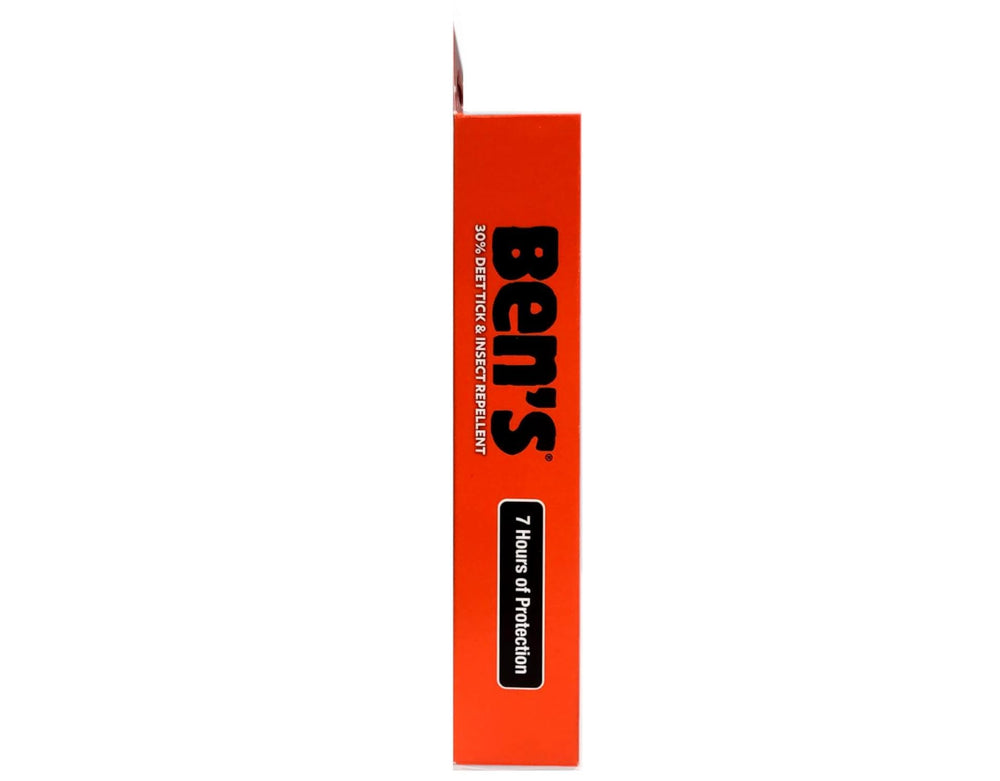 Ben's 30% DEET coverage jet ensures thorough skin coverage quickly.
