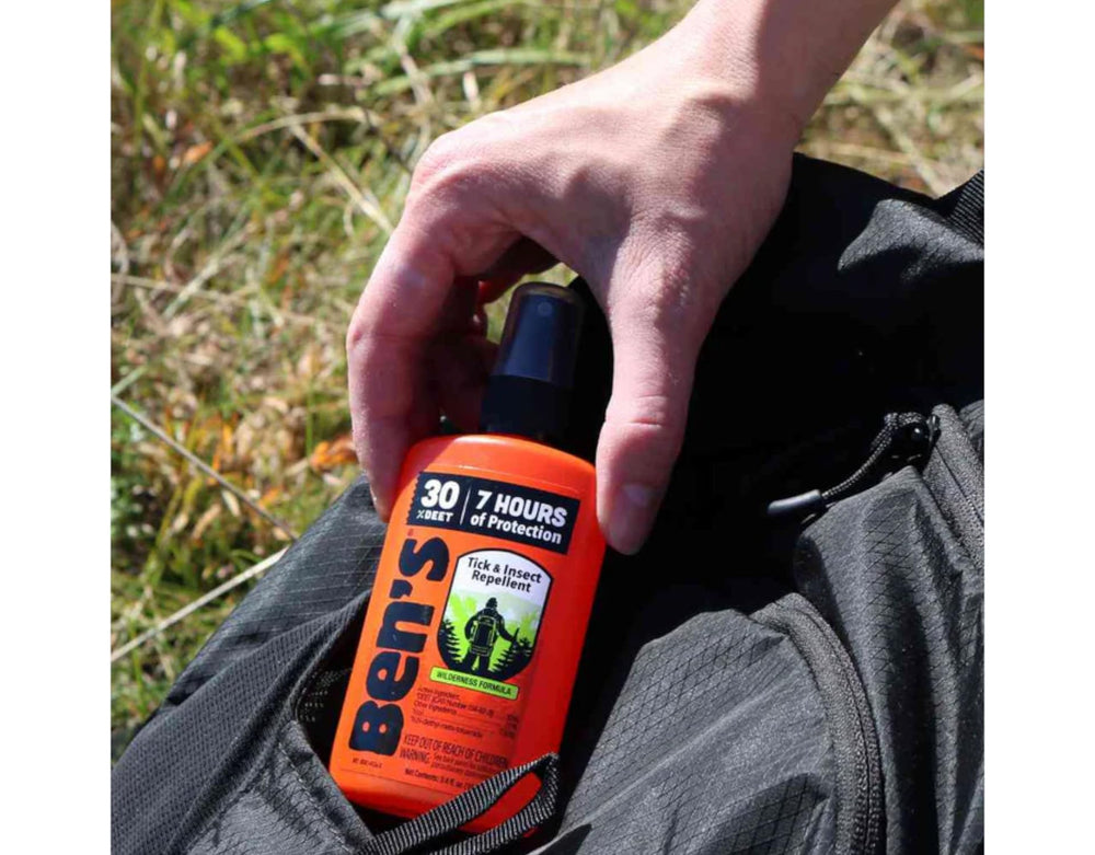 Ben's 30% DEET evaporates slowly for longer-lasting protection.