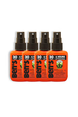 Ben's 30% DEET mosquito repellent bottle with pump for long-lasting protection outdoors