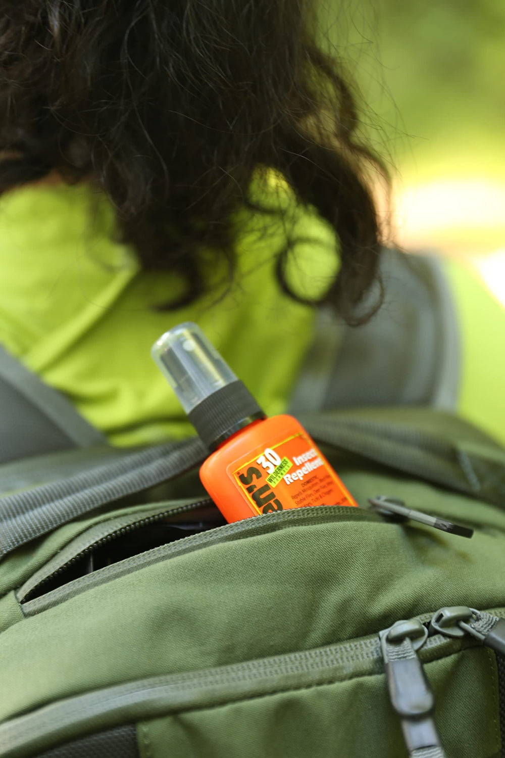 Ben's spray provides thorough coverage across exposed skin and clothing