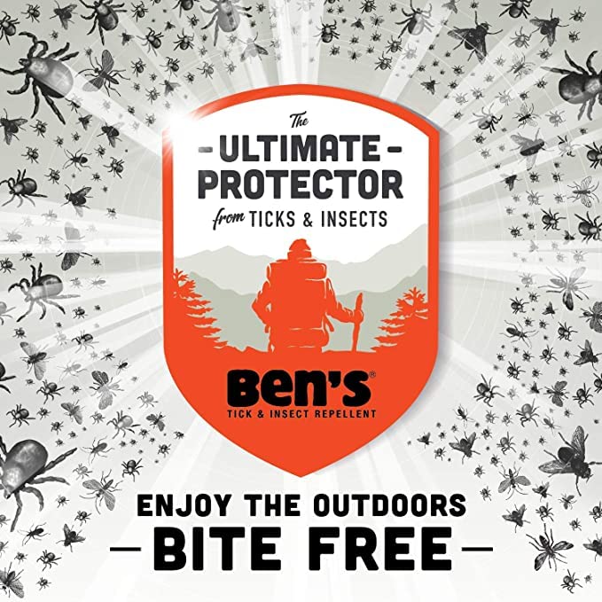 Ben's 30% DEET wipes water-based formula detail for skin comfort