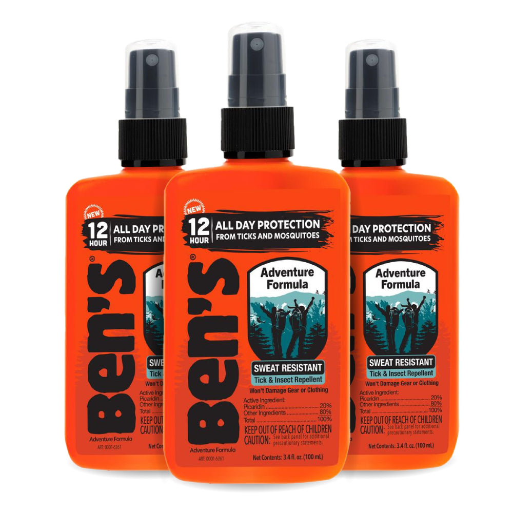 Ben's Adventure Formula bottle pour for easy one-handed application.