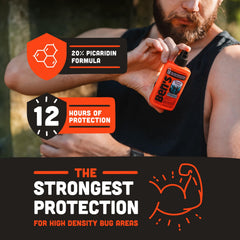 Ben's Adventure Formula twelve-hours-protection in outdoor conditions.