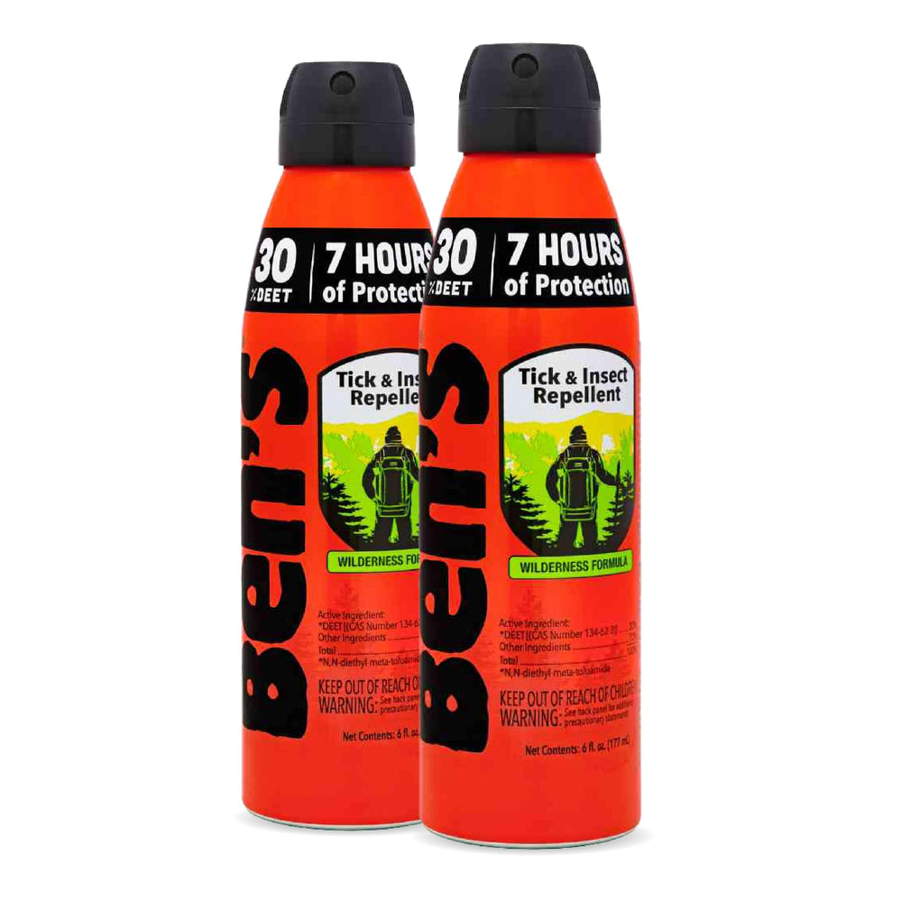 Ben's Tick & Insect Repellent Eco Spray bottle for versatile outdoor protection against insects
