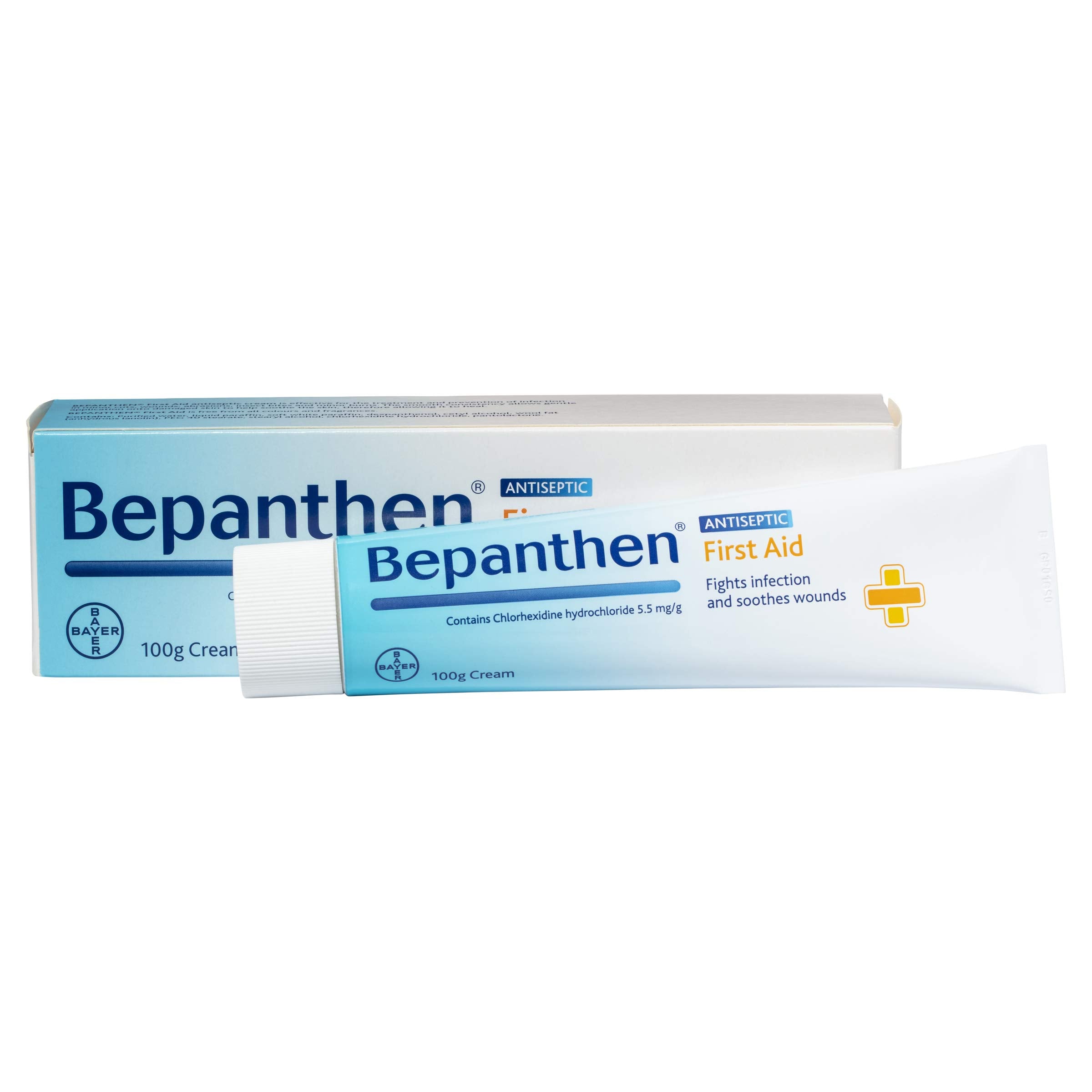 Bepanthen First Aid Cream for minor burns and insect bites with soothing action
