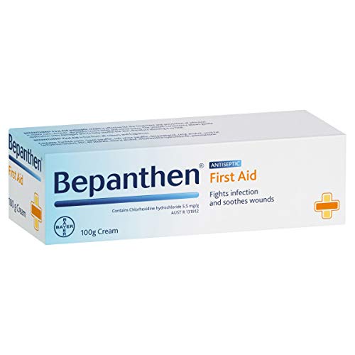 Bepanthen First Aid Cream wound application demonstrates easy healing support