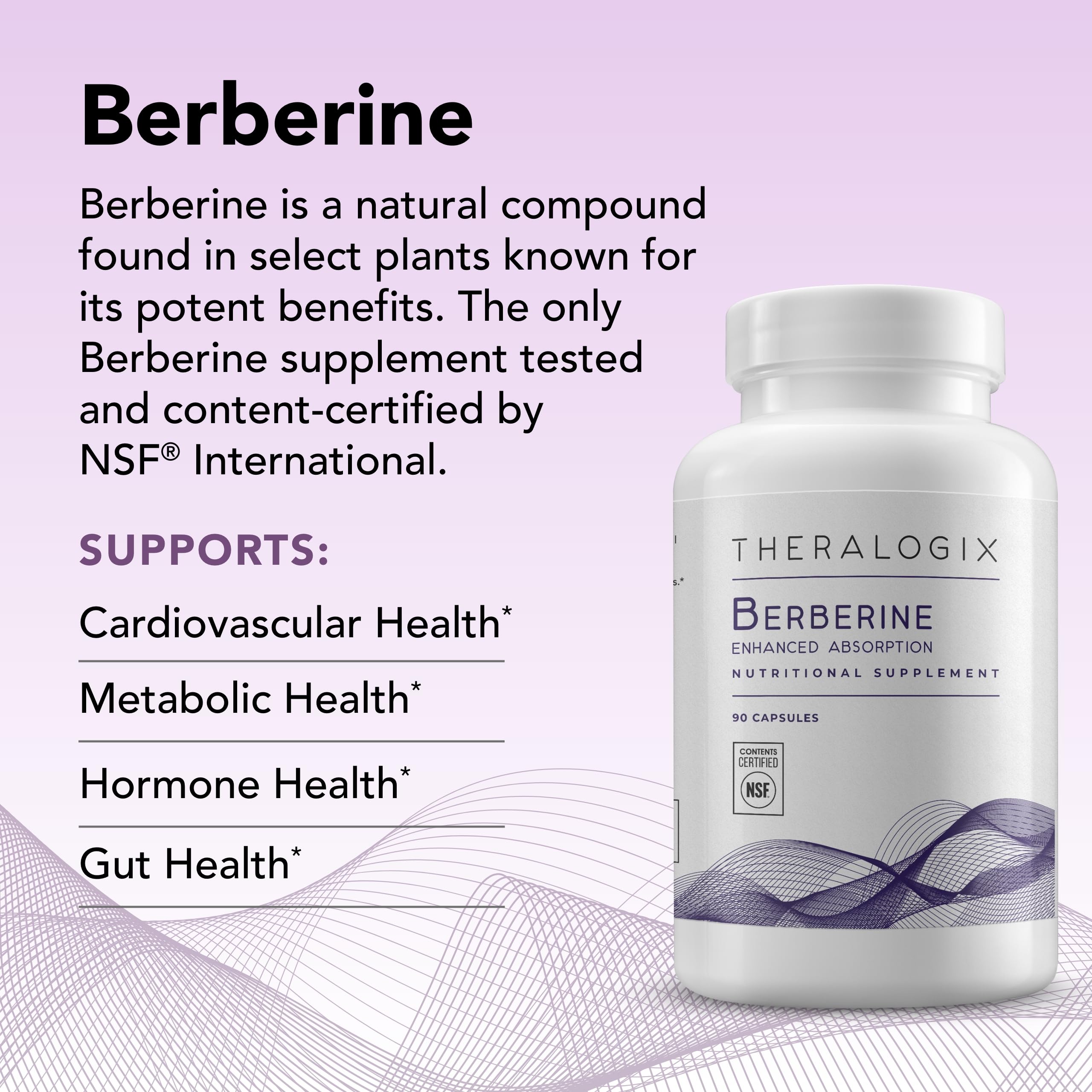 Berberine phytosome formulation closeup highlighting advanced bioavailability.