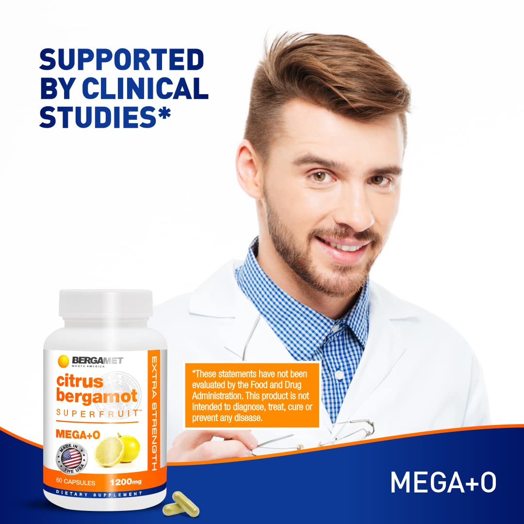 BergaMet Citrus Bergamot extract visual, emphasizes 170:1 potency.