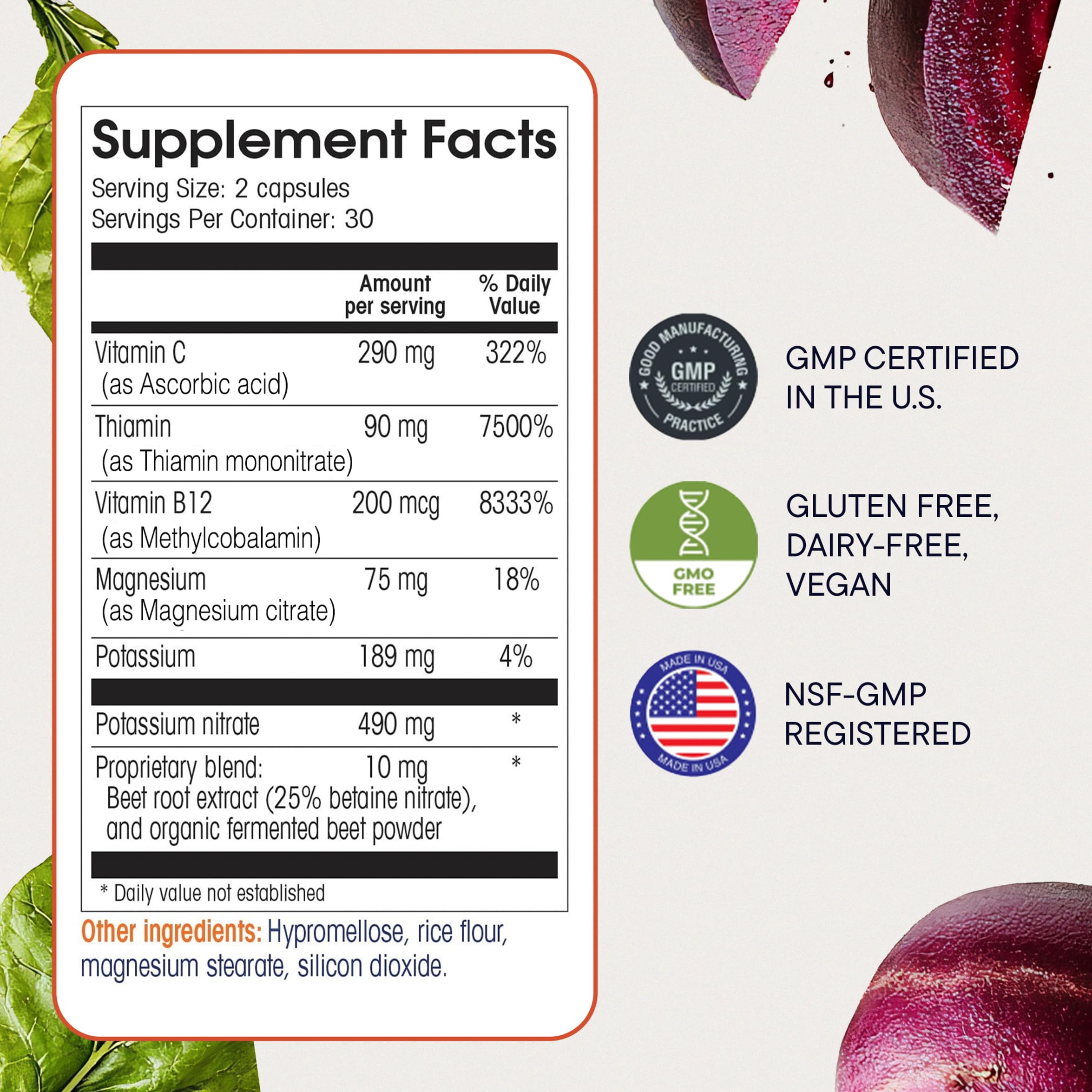 Berkeley Life Vitamin C Magnesium boost bottle label implies cardiovascular wellness