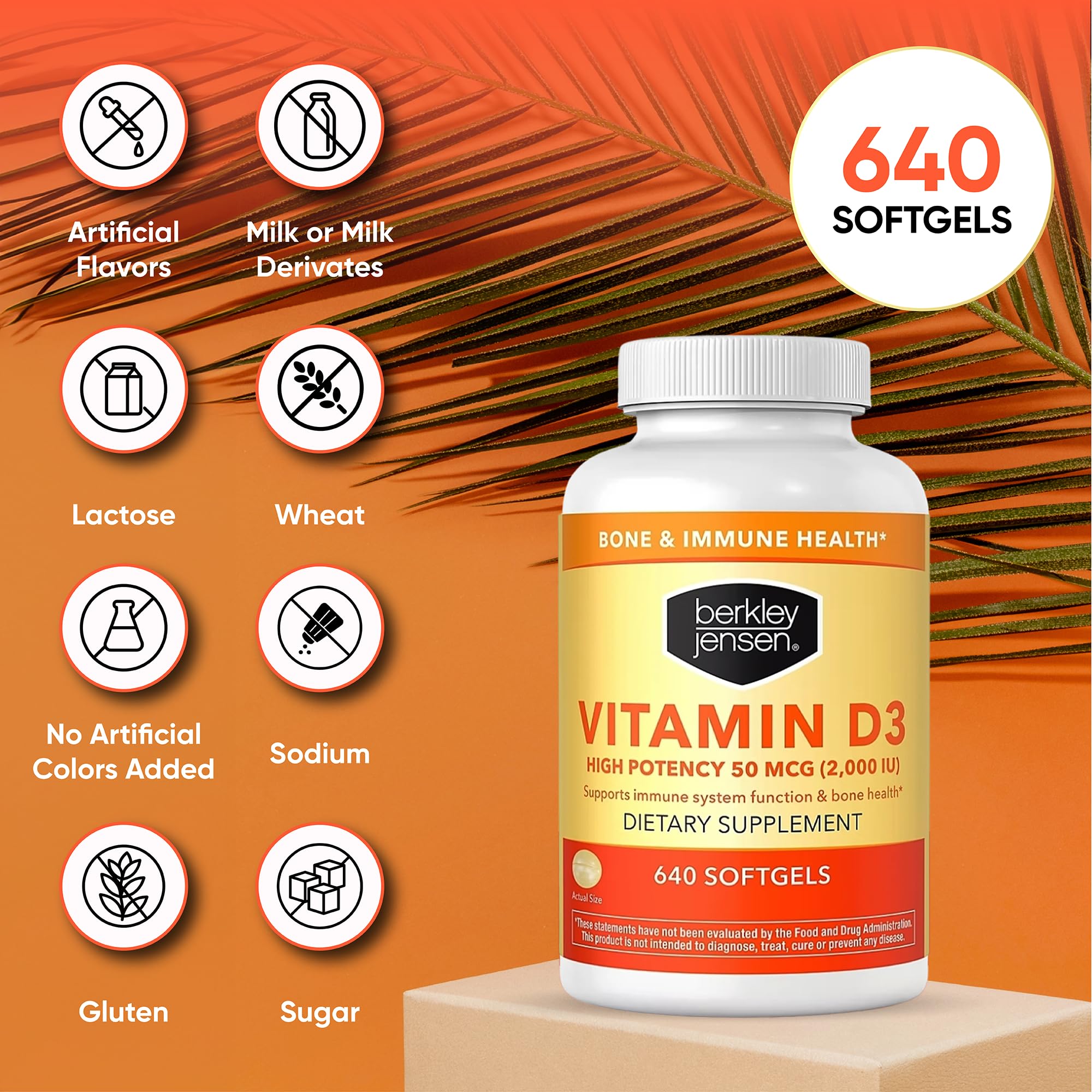 Berkley Jensen Vitamin D3 bottle being poured for daily use