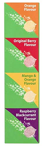 Berocca effervescent fizz dissolving in water for quick hydration and refreshment.