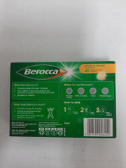 Berocca Energy bottle with 45 tablets for easy daily use