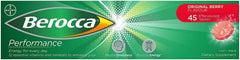 Berocca Performance Original Berry pack-front highlights a convenient daily energy routine