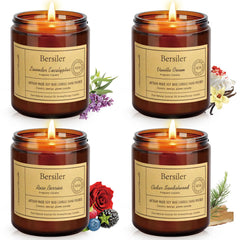 Bersiler 4-pack candles gift box creates a ready-to-gift home fragrance set