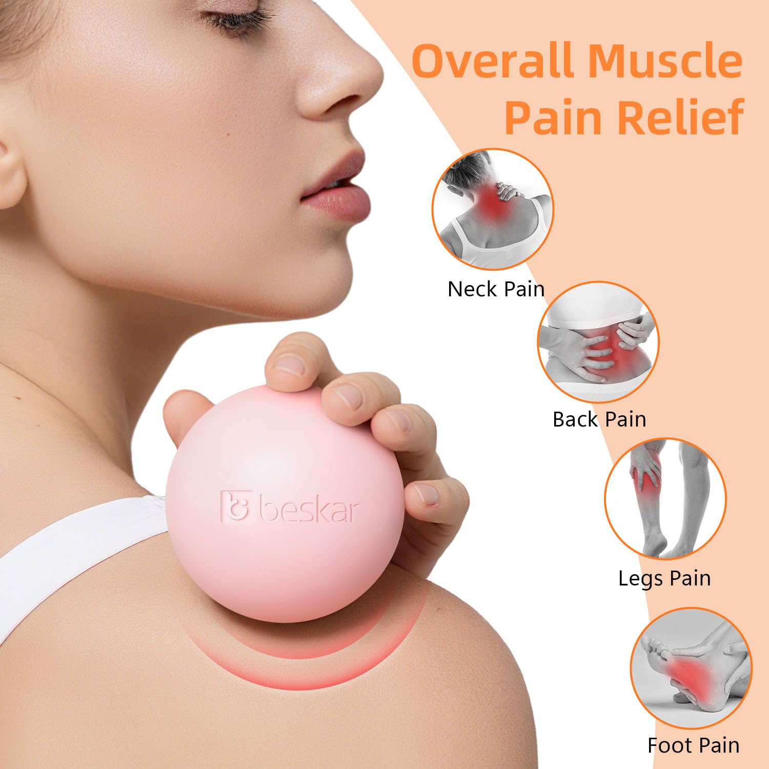 BESKAR compact back-roll ball for easy fascia release against the wall.