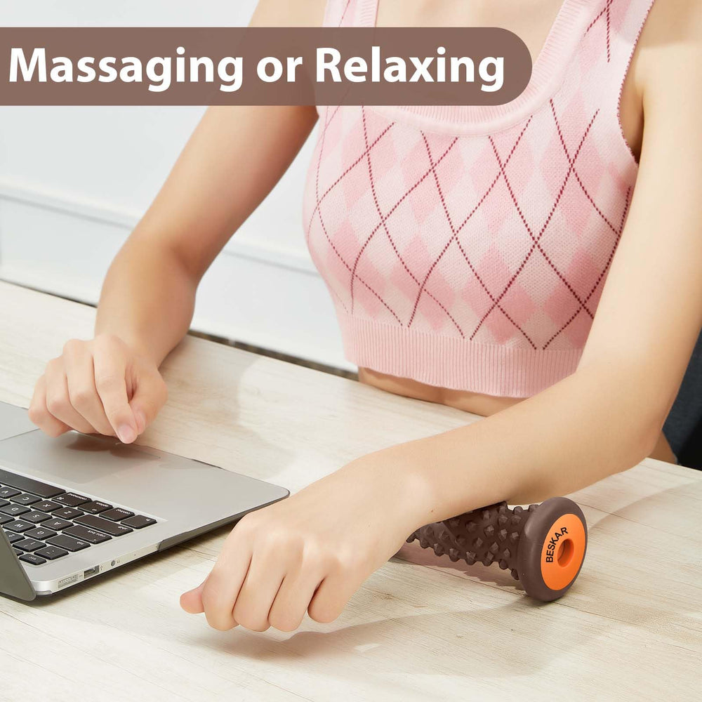 BESKAR Foot Massage Roller cleans easily after use.