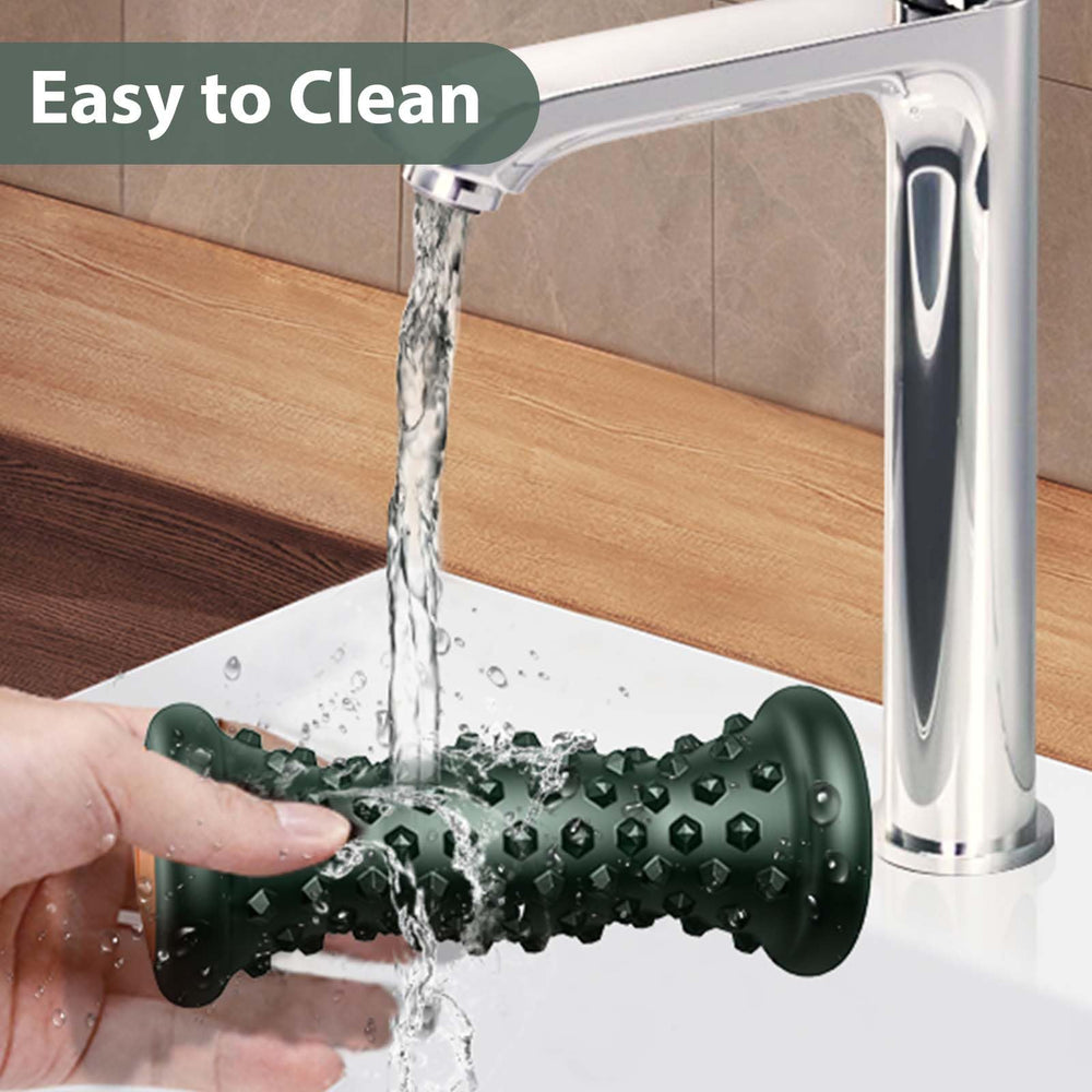 Beskar rodillo de masaje para pies, diseño que facilita la relajación tras el día.