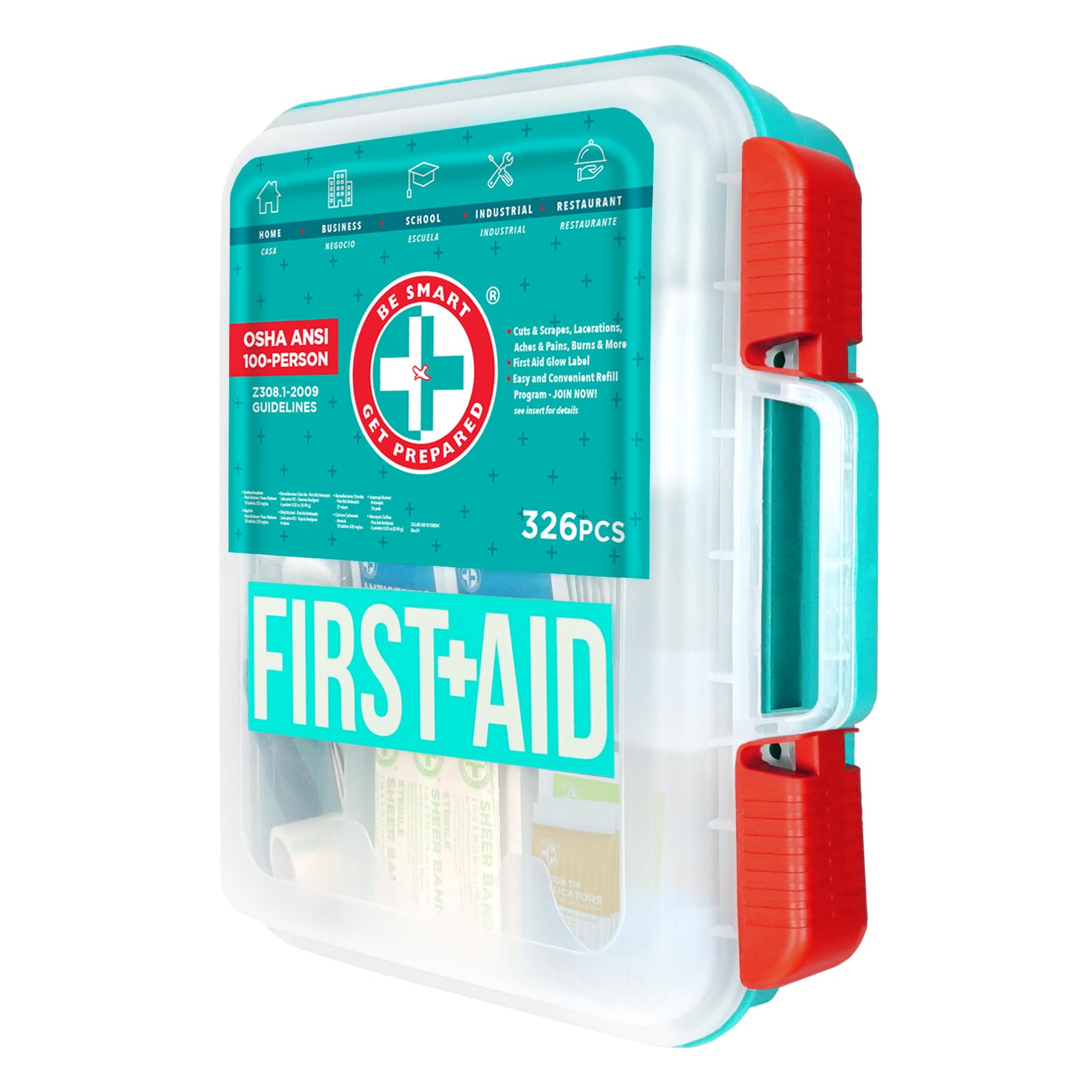 Be Smart Get Prepared includes English and Spanish guides for quick reference.