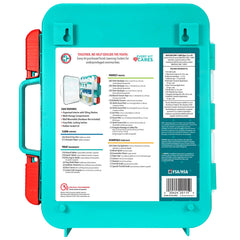 Be Smart Get Prepared tilting-shelves for easy access and simple refills.