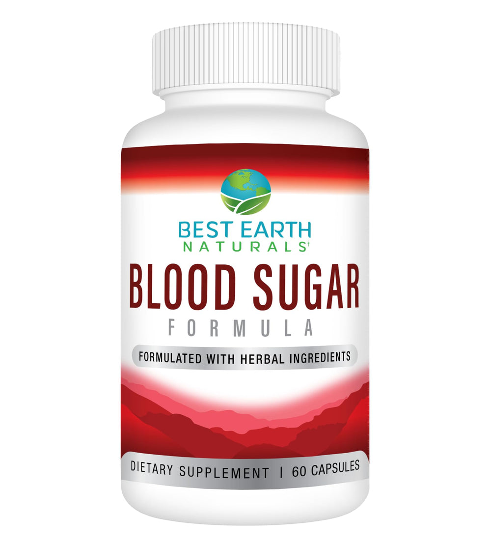 Best Earth Naturals Blood Sugar Formula cinnamon bottle showing spice-inspired daily balance