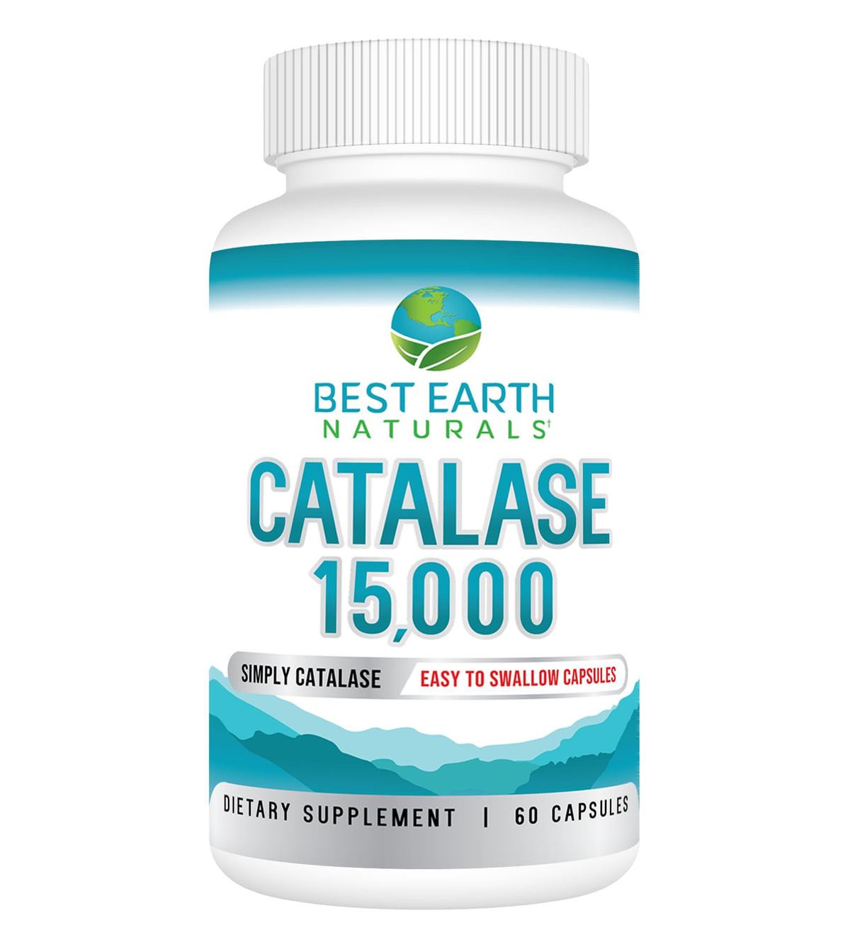 Best Earth Naturals Catalase 15000 bottle promotes daily vitality.