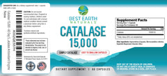 Best Earth Naturals Catalase packaging front highlights 60-day supply.