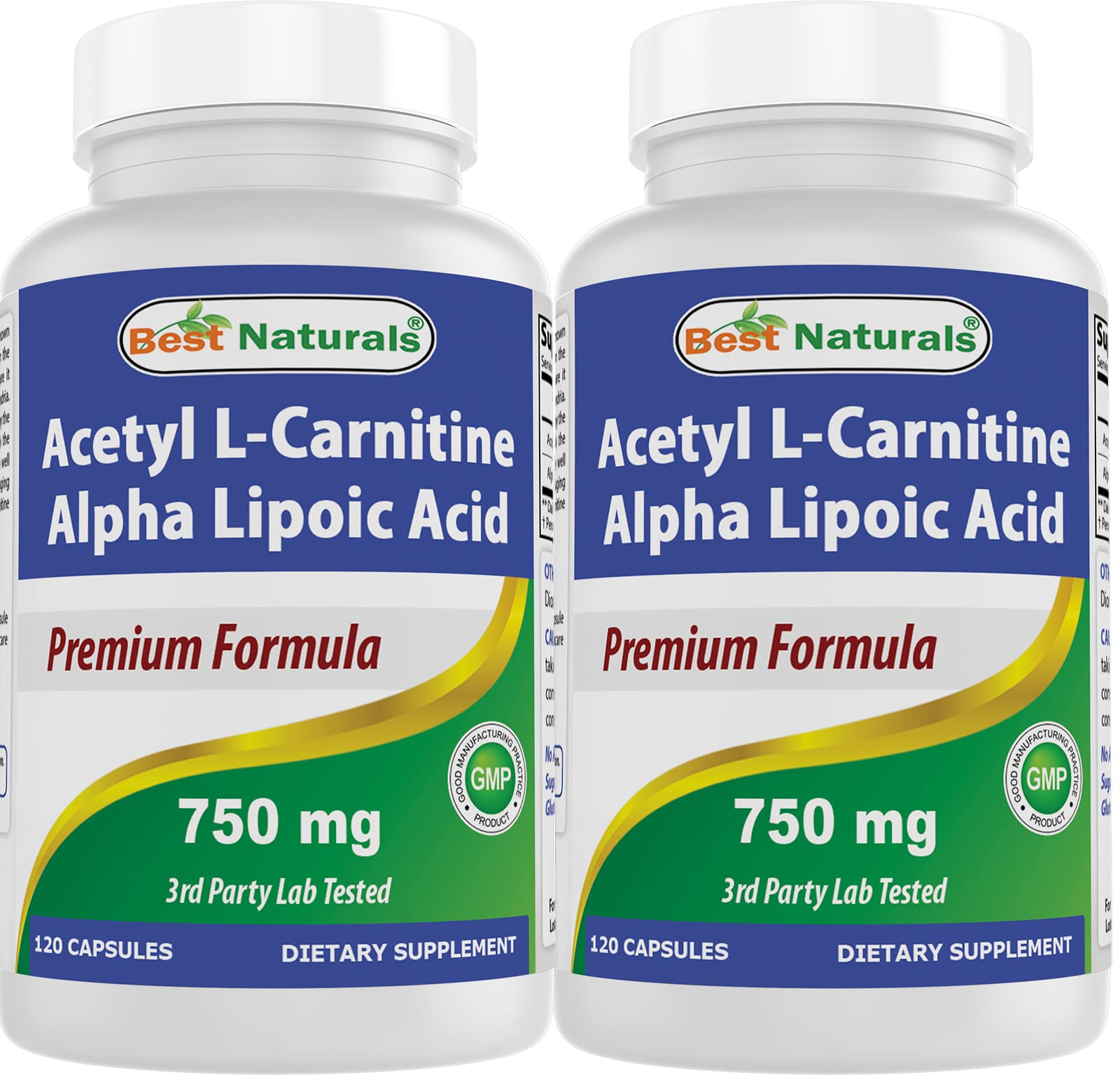 Best Naturals acetyl L-carnitine capsule high-potency energy support