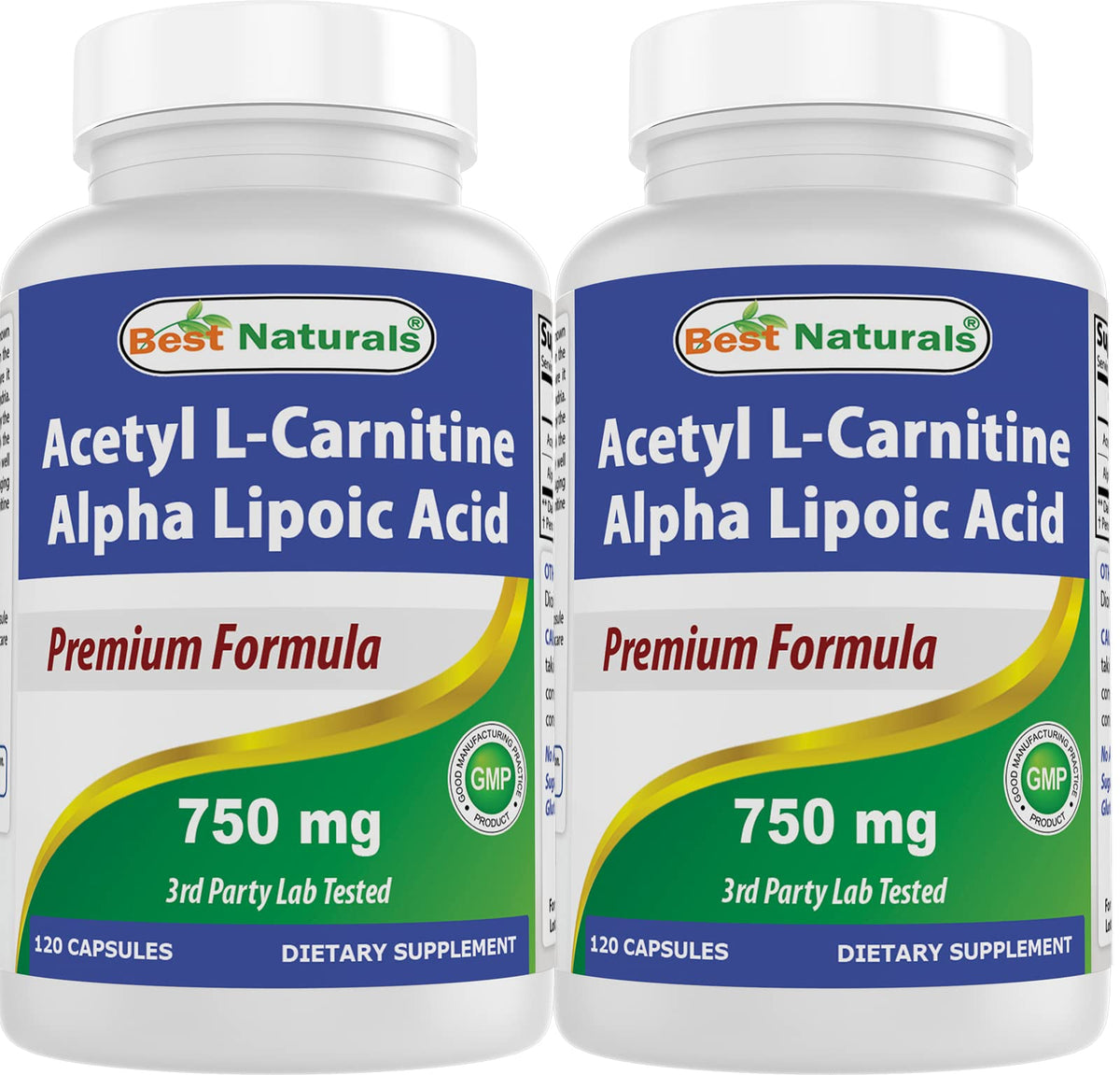 Best Naturals acetyl L-carnitine capsule high-potency energy support
