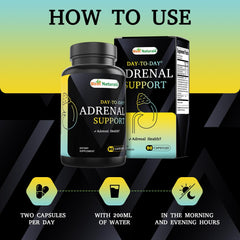 Best Naturals Adrenal Support with Ashwagandha highlighted for adaptogenic balance.