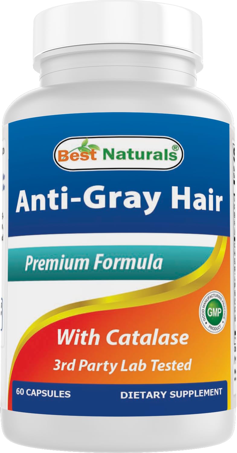 Best Naturals Anti Gray Hair Formula bottle for convenient daily use.