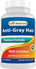 Best Naturals Anti Gray Hair Formula bottle for convenient daily use.