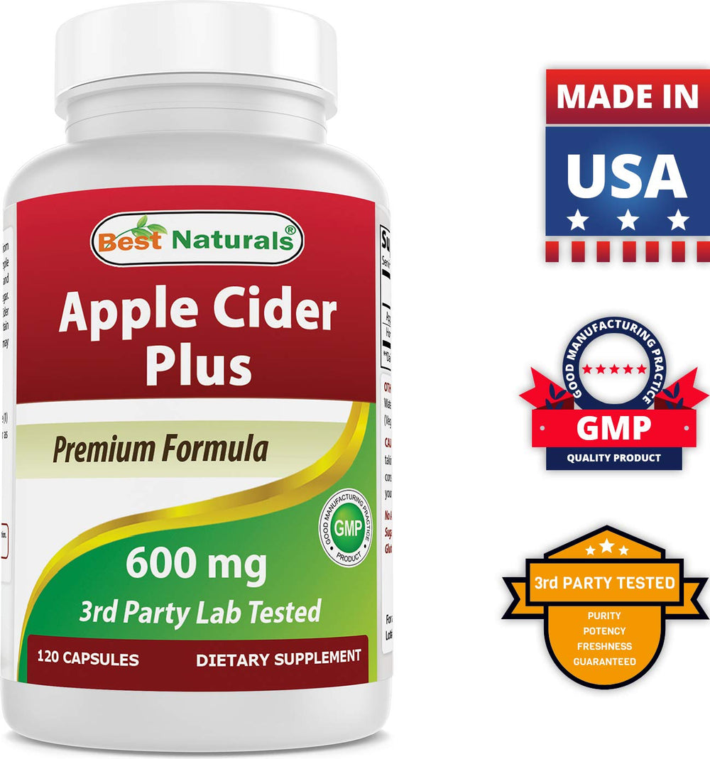 Best Naturals Apple Cider Vinegar Plus capsules ready for daily routine.