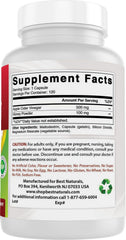 Best Naturals Apple Cider Vinegar Plus gluten free and non-GMO certification on label.