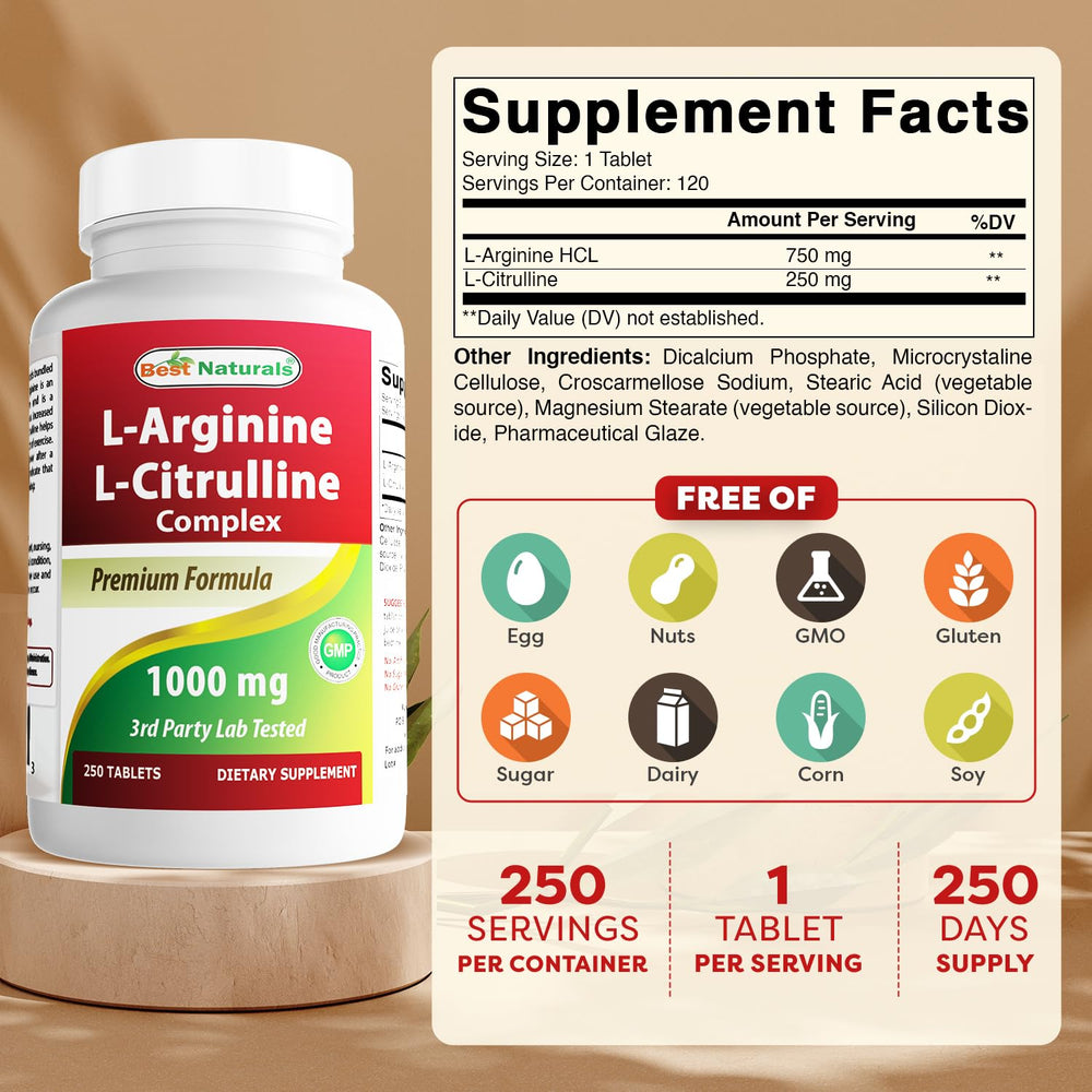Best Naturals bottle back shows ingredients and purity for peace of mind