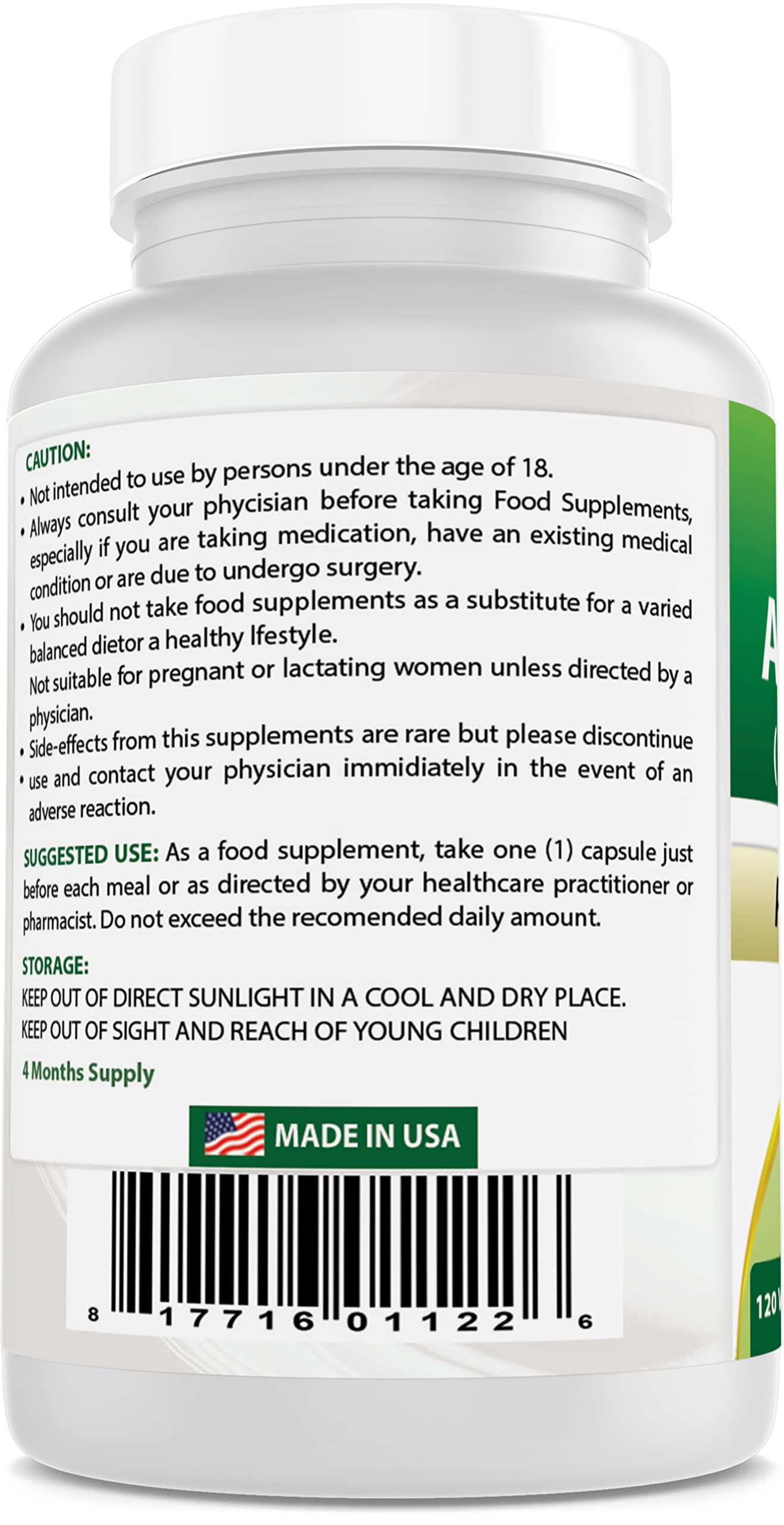 Best Naturals Ashwagandha capsules ingredient list emphasizes root synergy