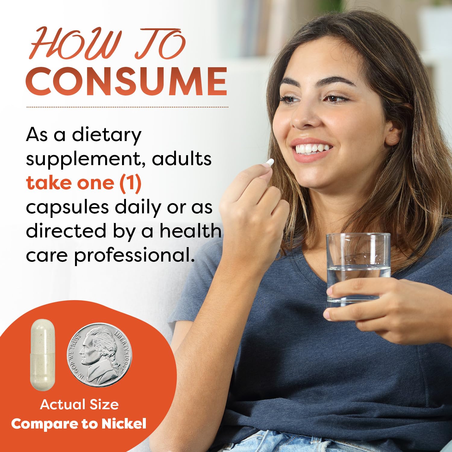 Close-up of Best Naturals Betaine HCL capsules for easy swallowing