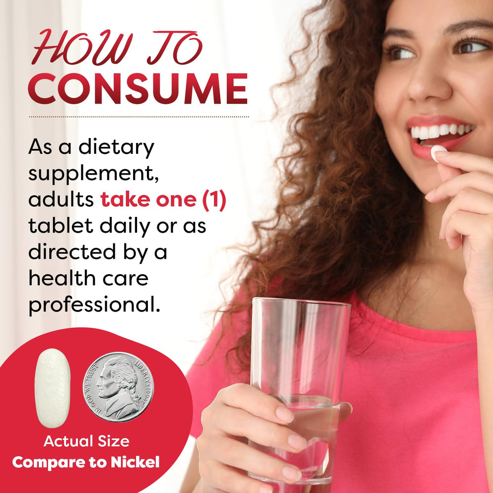 Best Naturals bottle close-up, tight seal helps maintain tablet quality