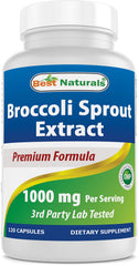 Best Naturals broccoli sprouts extract bottle for daily convenience.