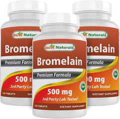 Best Naturals Bromelain bottle front for daily digestive support