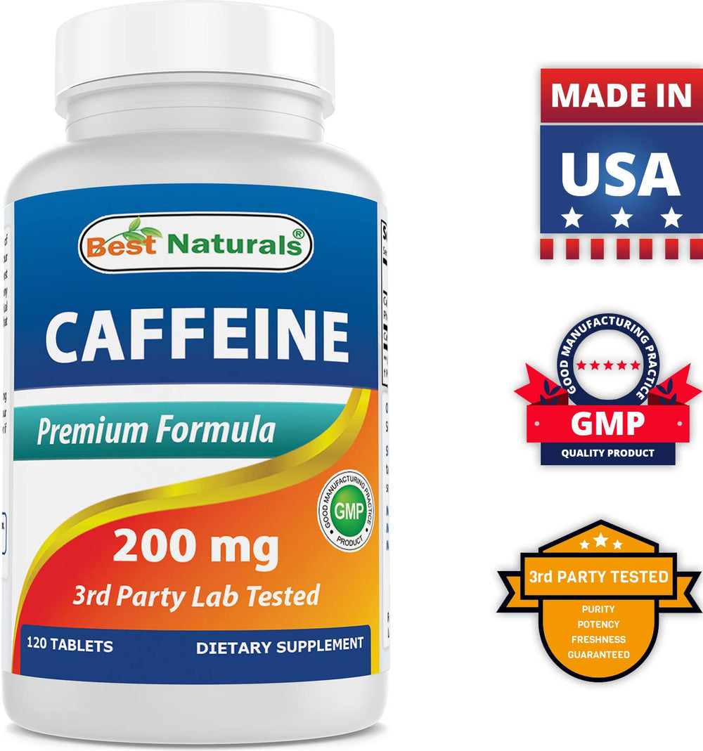 Best Naturals 200 mg pills on desk for focused tasks.
